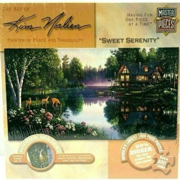 Puzzle Masterpieces Jigsaw Puzzles Sweet Serenity 70324 1000 Pcs Kim Norlien NSB - Picture 7 of 7